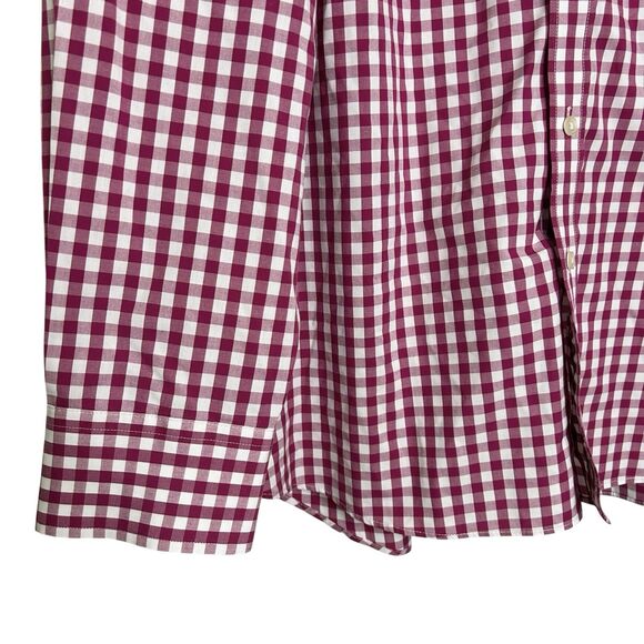 Charles Tyrwhitt Shirt Men XXL Weekend Classic Fit Red Checkered Preppy Casual - Picture 6 of 10
